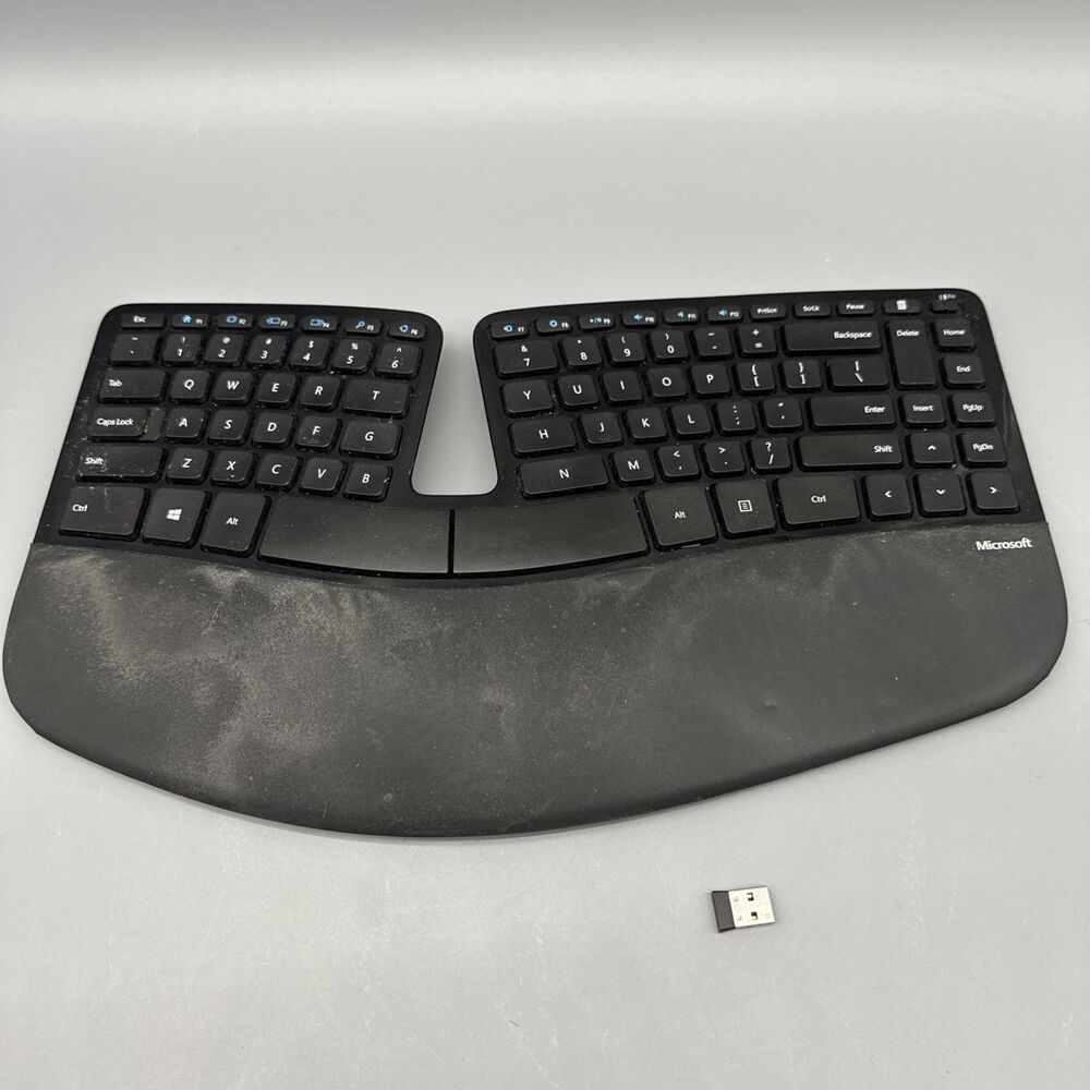 Microsoft Sculpt Ergonomic Wireless Keyboard 1559 Surface Edition w USB Dongle
